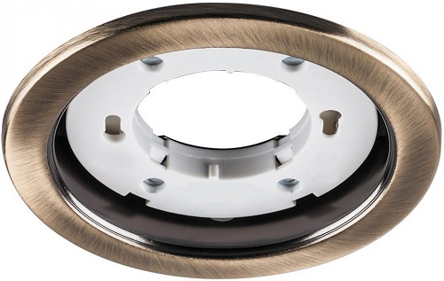 Светильник потолочный Feron DL53 220В GX53 Античное золото фото Светильник потолочный Feron DL53 220В GX53 Античное золото картинка